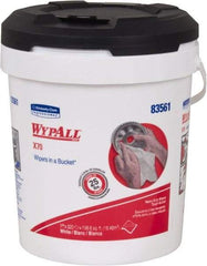 WypAll - Reusable Shop Towel/Industrial Wipes - Pop-Up, 13" x 10" Sheet Size, White - Strong Tooling