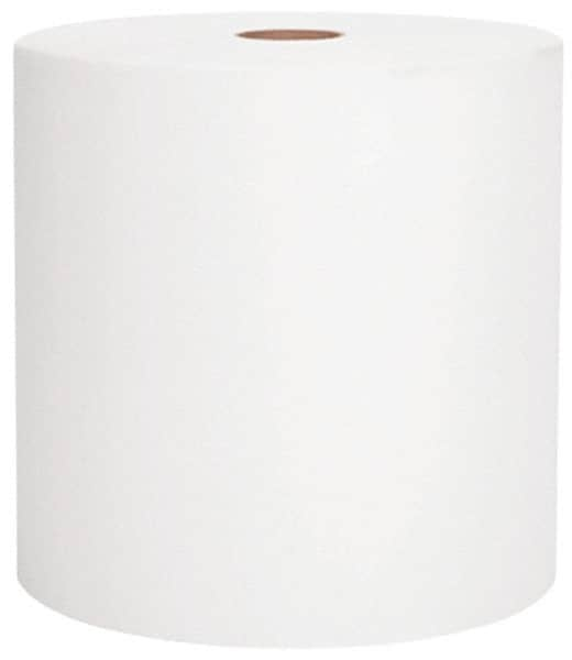 Scott - Hard Roll of 1 Ply White Paper Towels - 8" Wide, 800' Roll Length - Strong Tooling