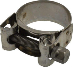 Mikalor - 1-13/32" Hose, 0.78" Wide x 0.04" Thick, T-Bolt Hose Clamp - 1.34 to 1.46" Diam, Stainless Steel - Strong Tooling