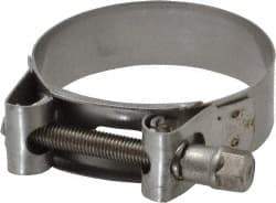 Mikalor - 2-13/32" Hose, 0.78" Wide x 0.04" Thick, T-Bolt Hose Clamp - 2.32 to 2.48" Diam, Stainless Steel - Strong Tooling