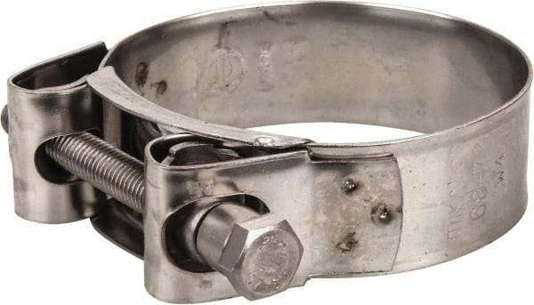 Mikalor - 2-3/4" Hose, 0.98" Wide x 0.04" Thick, T-Bolt Hose Clamp - 2.68 to 2.87" Diam, Stainless Steel - Strong Tooling