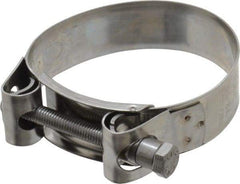 Mikalor - 3" Hose, 0.98" Wide x 0.04" Thick, T-Bolt Hose Clamp - 2.87 to 3.11" Diam, Stainless Steel - Strong Tooling