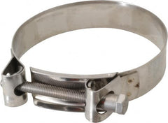 Mikalor - 4-1/4" Hose, 0.98" Wide x 0.04" Thick, T-Bolt Hose Clamp - 4.1 to 4.41" Diam, Stainless Steel - Strong Tooling