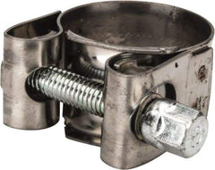 Mikalor - 1" Hose, 0.71" Wide x 0.04" Thick, T-Bolt Hose Clamp - 0.98 to 1.06" Diam, Stainless Steel Band, Housing & Zinc Plated Screw - Strong Tooling