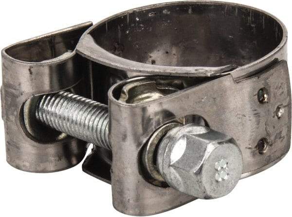 Mikalor - 1-3/16" Hose, 0.78" Wide x 0.04" Thick, T-Bolt Hose Clamp - 1.14 to 1.22" Diam, Stainless Steel Band, Housing & Zinc Plated Screw - Strong Tooling