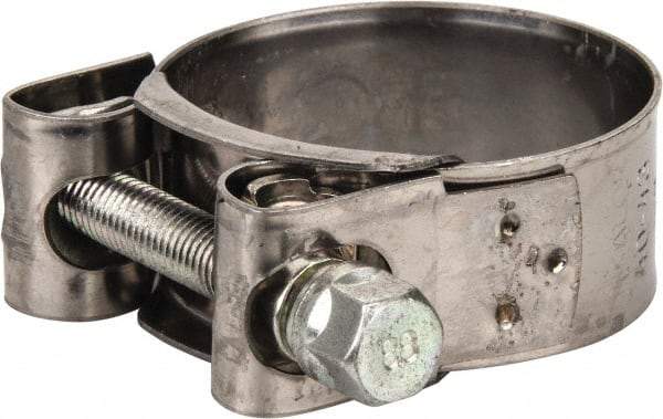 Mikalor - 1-5/8" Hose, 0.78" Wide x 0.04" Thick, T-Bolt Hose Clamp - 1.58 to 1.69" Diam, Stainless Steel Band, Housing & Zinc Plated Screw - Strong Tooling