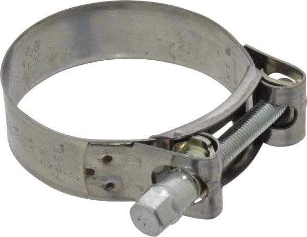 Mikalor - 2-13/32" Hose, 0.78" Wide x 0.04" Thick, T-Bolt Hose Clamp - 2.32 to 2.48" Diam, Stainless Steel Band, Housing & Zinc Plated Screw - Strong Tooling