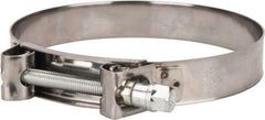 Mikalor - 6" Hose, 1.1" Wide x 0.051" Thick, T-Bolt Hose Clamp - 5.91 to 6.38" Diam, Stainless Steel Band, Housing & Zinc Plated Screw - Strong Tooling