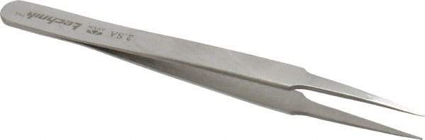 Aven - 4-3/4" OAL 2-SA Precision Tweezers - Stainless Steel, 2-SA Pattern - Strong Tooling