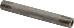 Merit Brass - Schedule 80, 1/8" Pipe x 3" Long, Grade 304/304L Stainless Steel Pipe Nipple - Seamless & Threaded - Strong Tooling