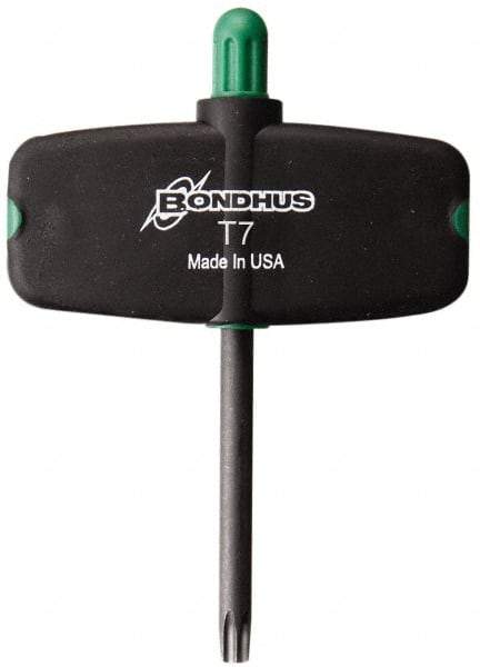 Bondhus - T7 Torx Plus Key - Wing Handle, Protanium High Torque Steel, 2" Length Under Head - Strong Tooling