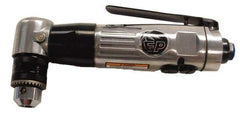 Florida Pneumatic - 3/8" Reversible Keyed Chuck - Right Angle Handle, 1,800 RPM, 6 CFM, 0.3333 hp, 90 psi - Strong Tooling