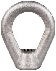 Gibraltar - 2,700 Lb Capacity, 3/8-16 Thread, Stainless Steel Lifting Eye Nut - Grade 304, 2-1/2" High, 1-1/4" Inside & 2" Outside Eye Diam, 7/8" Bell/Base Width - Strong Tooling