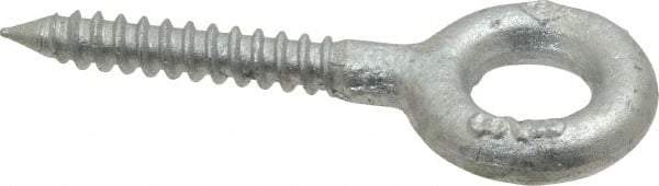 Gibraltar - 3/8, Hot Galvanized Finish, Forged Steel Forged Eye Bolt - 2-1/4" Thread Length, 3/4" ID, 2-1/2" Shank Length - Strong Tooling