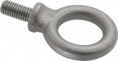 Gibraltar - 1,630 Lb Capacity, Steel, M10x1.50 Thread, Fixed Lifting Eye Bolt - Fully Threaded, 20mm Shank, 19mm Thread Length, Shoulder - Strong Tooling