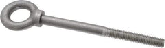 Gibraltar - 2,400 Lb Capacity, Steel, 1/2-13 Thread, Lifting Eye Bolt - Partially Threaded, 6" Shank, 2-1/2" Thread Length, Shoulder - Strong Tooling