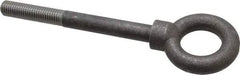 Gibraltar - 4,000 Lb Capacity, Steel, 5/8-11 Thread, Lifting Eye Bolt - Partially Threaded, 6" Shank, 2-1/2" Thread Length, Shoulder - Strong Tooling