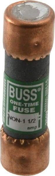 Cooper Bussmann - 125 VDC, 250 VAC, 1.5 Amp, Fast-Acting General Purpose Fuse - Fuse Holder Mount, 50.8mm OAL, 50 at AC/DC kA Rating, 9/16" Diam - Strong Tooling