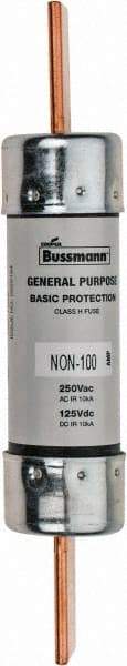 Cooper Bussmann - 125 VDC, 250 VAC, 100 Amp, Fast-Acting General Purpose Fuse - Bolt-on Mount, 5-7/8" OAL, 10 (RMS Symmetrical) kA Rating, 1-1/16" Diam - Strong Tooling