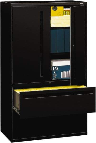 Hon - File & Cabinet Combinations Type: File/Cabinet Combo Color: Black - Strong Tooling