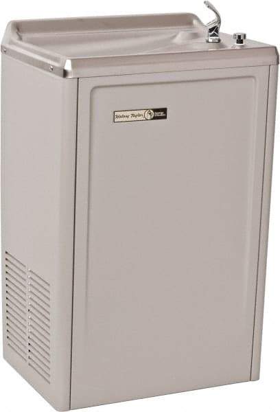 Halsey Taylor - 13.5 GPH Cooling Capacity Deluxe Standard Wall-Mounted Water Cooler & Fountain - Vinyl Cabinet, 105 Max psi, 120 VAC Volts, 690 Watts, 7.5 Full Load Amperage - Strong Tooling