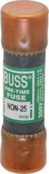 Cooper Bussmann - 125 VDC, 250 VAC, 25 Amp, Fast-Acting General Purpose Fuse - Fuse Holder Mount, 50.8mm OAL, 50 at AC/DC kA Rating, 9/16" Diam - Strong Tooling