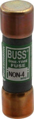 Cooper Bussmann - 125 VDC, 250 VAC, 4 Amp, Fast-Acting General Purpose Fuse - Fuse Holder Mount, 50.8mm OAL, 50 at AC/DC kA Rating, 9/16" Diam - Strong Tooling