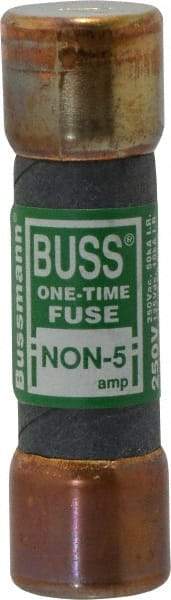 Cooper Bussmann - 125 VDC, 250 VAC, 5 Amp, Fast-Acting General Purpose Fuse - Fuse Holder Mount, 50.8mm OAL, 50 at AC/DC kA Rating, 9/16" Diam - Strong Tooling