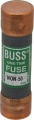 Cooper Bussmann - 125 VDC, 250 VAC, 50 Amp, Fast-Acting General Purpose Fuse - Fuse Holder Mount, 76.2mm OAL, 50 at AC/DC kA Rating, 13/16" Diam - Strong Tooling