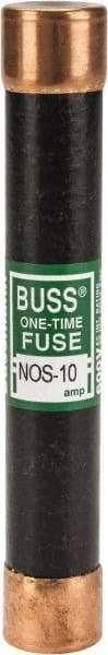 Cooper Bussmann - 600 VAC, 10 Amp, Fast-Acting General Purpose Fuse - Fuse Holder Mount, 127mm OAL, 50 at AC/DC kA Rating, 13/16" Diam - Strong Tooling