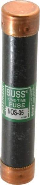 Cooper Bussmann - 600 VAC, 35 Amp, Fast-Acting General Purpose Fuse - Fuse Holder Mount, 5-1/2" OAL, 50 at AC/DC kA Rating, 1-1/16" Diam - Strong Tooling