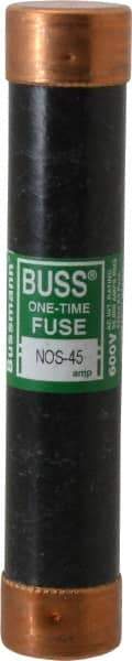 Cooper Bussmann - 600 VAC, 45 Amp, Fast-Acting General Purpose Fuse - Fuse Holder Mount, 5-1/2" OAL, 50 at AC/DC kA Rating, 1-1/16" Diam - Strong Tooling