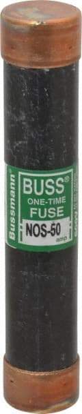 Cooper Bussmann - 600 VAC, 50 Amp, Fast-Acting General Purpose Fuse - Fuse Holder Mount, 5-1/2" OAL, 50 at AC/DC kA Rating, 1-1/16" Diam - Strong Tooling