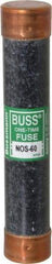 Cooper Bussmann - 600 VAC, 60 Amp, Fast-Acting General Purpose Fuse - Fuse Holder Mount, 5-1/2" OAL, 50 at AC/DC kA Rating, 1-1/16" Diam - Strong Tooling