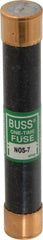 Cooper Bussmann - 600 VAC, 7 Amp, Fast-Acting General Purpose Fuse - Fuse Holder Mount, 127mm OAL, 50 at AC/DC kA Rating, 13/16" Diam - Strong Tooling