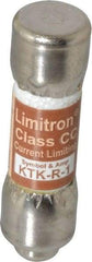 Cooper Bussmann - 600 VAC, 1 Amp, Fast-Acting General Purpose Fuse - Fuse Holder Mount, 1-1/2" OAL, 200 at AC (RMS) kA Rating, 13/32" Diam - Strong Tooling