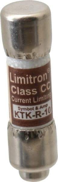 Cooper Bussmann - 600 VAC, 10 Amp, Fast-Acting General Purpose Fuse - Fuse Holder Mount, 1-1/2" OAL, 200 at AC (RMS) kA Rating, 13/32" Diam - Strong Tooling