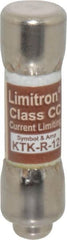 Cooper Bussmann - 600 VAC, 12 Amp, Fast-Acting General Purpose Fuse - Fuse Holder Mount, 1-1/2" OAL, 200 at AC (RMS) kA Rating, 13/32" Diam - Strong Tooling