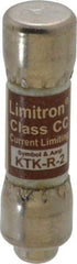 Cooper Bussmann - 600 VAC, 2 Amp, Fast-Acting General Purpose Fuse - Fuse Holder Mount, 1-1/2" OAL, 200 at AC (RMS) kA Rating, 13/32" Diam - Strong Tooling