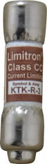 Cooper Bussmann - 600 VAC, 3 Amp, Fast-Acting General Purpose Fuse - Fuse Holder Mount, 1-1/2" OAL, 200 at AC (RMS) kA Rating, 13/32" Diam - Strong Tooling