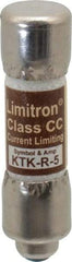 Cooper Bussmann - 600 VAC, 5 Amp, Fast-Acting General Purpose Fuse - Fuse Holder Mount, 1-1/2" OAL, 200 at AC (RMS) kA Rating, 13/32" Diam - Strong Tooling