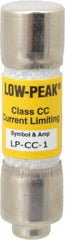 Cooper Bussmann - 300 VDC, 600 VAC, 1 Amp, Time Delay General Purpose Fuse - Fuse Holder Mount, 1-1/2" OAL, 20 at DC, 200 at AC (RMS) kA Rating, 13/32" Diam - Strong Tooling