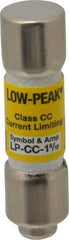 Cooper Bussmann - 300 VDC, 600 VAC, 1.6 Amp, Time Delay General Purpose Fuse - Fuse Holder Mount, 1-1/2" OAL, 20 at DC, 200 at AC (RMS) kA Rating, 13/32" Diam - Strong Tooling