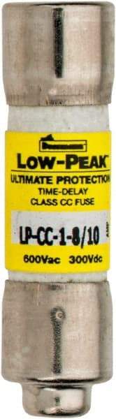 Cooper Bussmann - 300 VDC, 600 VAC, 1.8 Amp, Time Delay General Purpose Fuse - Fuse Holder Mount, 1-1/2" OAL, 20 at DC, 200 at AC (RMS) kA Rating, 13/32" Diam - Strong Tooling