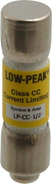 Cooper Bussmann - 300 VDC, 600 VAC, 0.5 Amp, Time Delay General Purpose Fuse - Fuse Holder Mount, 1-1/2" OAL, 20 at DC, 200 at AC (RMS) kA Rating, 13/32" Diam - Strong Tooling