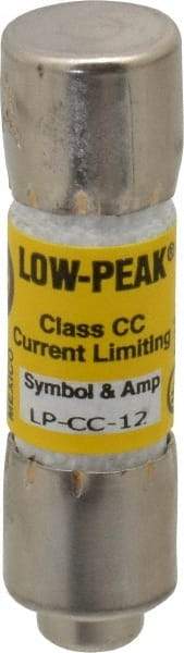 Cooper Bussmann - 150 VDC, 600 VAC, 12 Amp, Time Delay General Purpose Fuse - Fuse Holder Mount, 1-1/2" OAL, 20 at DC, 200 at AC (RMS) kA Rating, 13/32" Diam - Strong Tooling