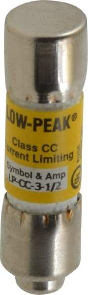 Cooper Bussmann - 150 VDC, 600 VAC, 3.5 Amp, Time Delay General Purpose Fuse - Fuse Holder Mount, 1-1/2" OAL, 20 at DC, 200 at AC (RMS) kA Rating, 13/32" Diam - Strong Tooling