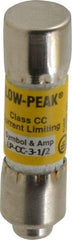 Cooper Bussmann - 150 VDC, 600 VAC, 3.5 Amp, Time Delay General Purpose Fuse - Fuse Holder Mount, 1-1/2" OAL, 20 at DC, 200 at AC (RMS) kA Rating, 13/32" Diam - Strong Tooling