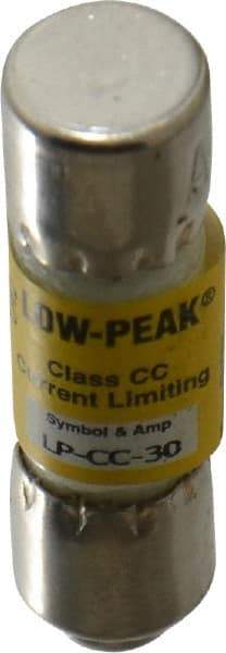 Cooper Bussmann - 300 VDC, 600 VAC, 30 Amp, Time Delay General Purpose Fuse - Fuse Holder Mount, 1-1/2" OAL, 20 at DC, 200 at AC (RMS) kA Rating, 13/32" Diam - Strong Tooling