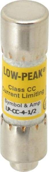 Cooper Bussmann - 150 VDC, 600 VAC, 4.5 Amp, Time Delay General Purpose Fuse - Fuse Holder Mount, 1-1/2" OAL, 20 at DC, 200 at AC (RMS) kA Rating, 13/32" Diam - Strong Tooling